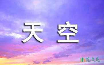 天空大班教案